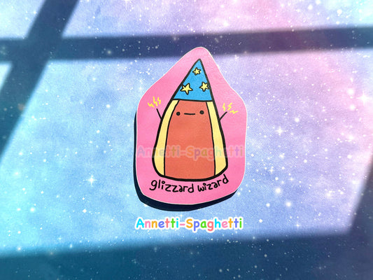 Glizzard Wizard 3 Inch Sticker