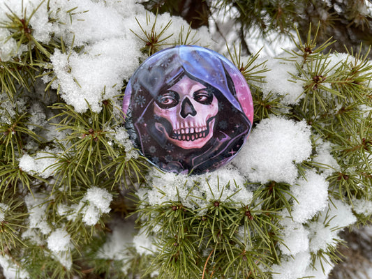 Call of Bro Azrael Ghost Heart Holographic Large Button