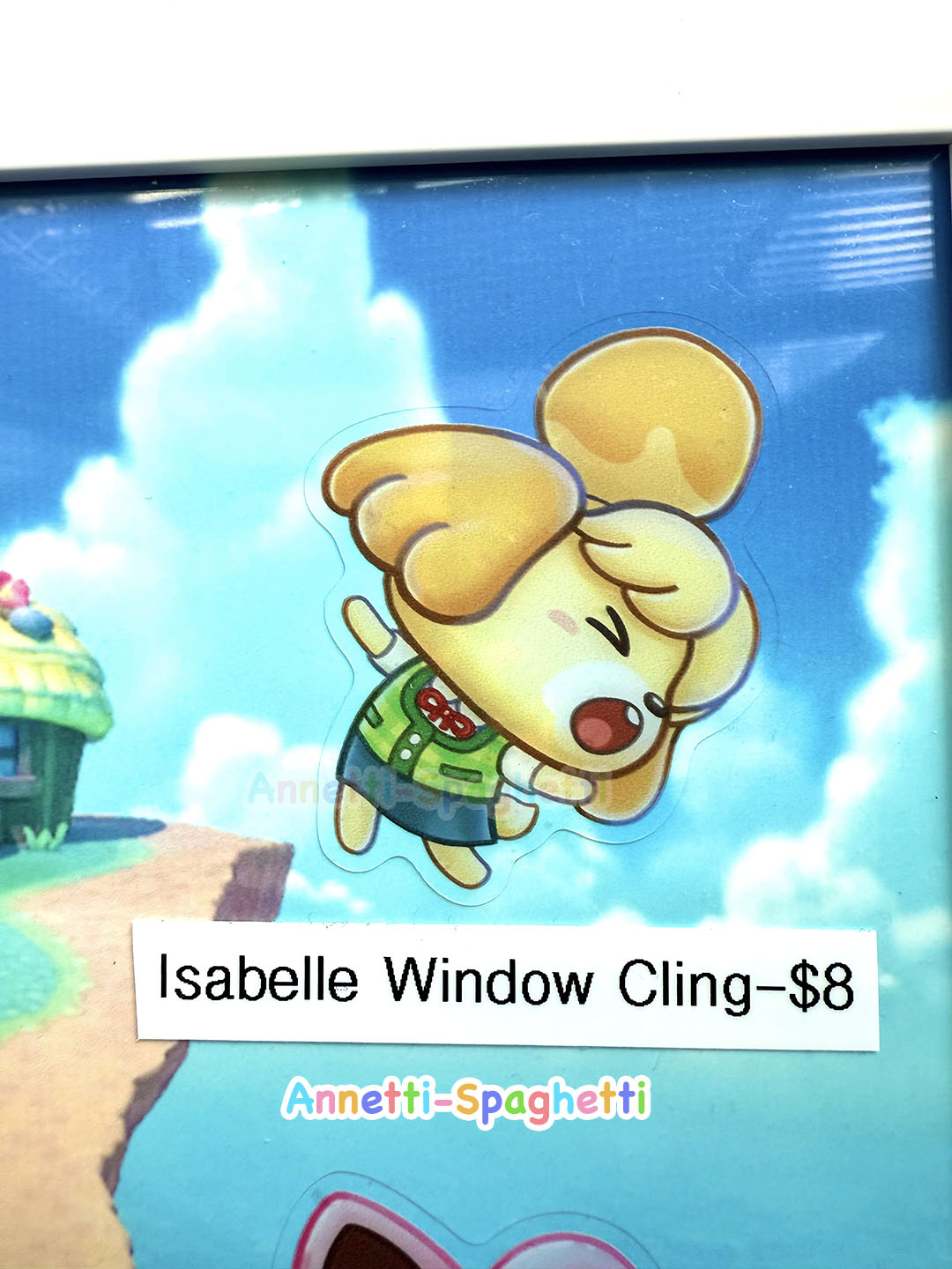 Screen KO Smash Clear Window Cling Removable Sticker