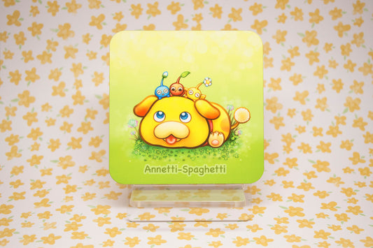 Rescue Pup and Plant Friends Coaster