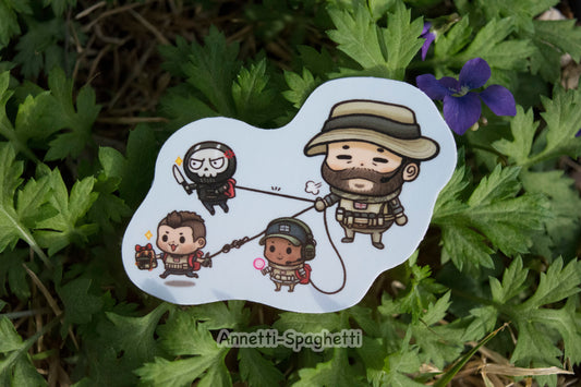 COD Taskforce 141 Chibi 3 Inch Sticker