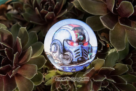 Titus Heart Holographic Large Button