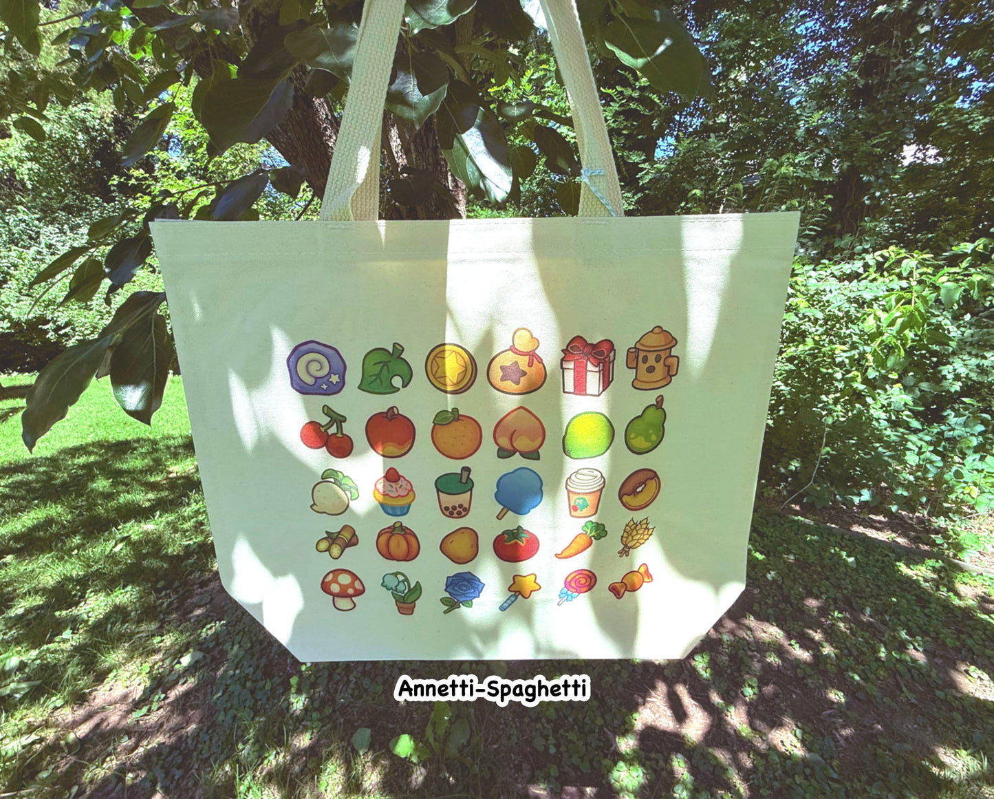 Animal Village Large Cotton Canvas Tote Bag (FINAL RUN)