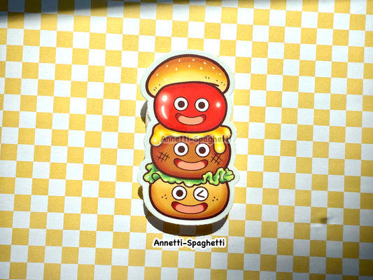 DQ Burger Slime Monster Sticker