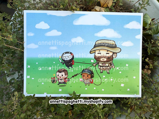 Chibi Taskforce 141 Mini Print