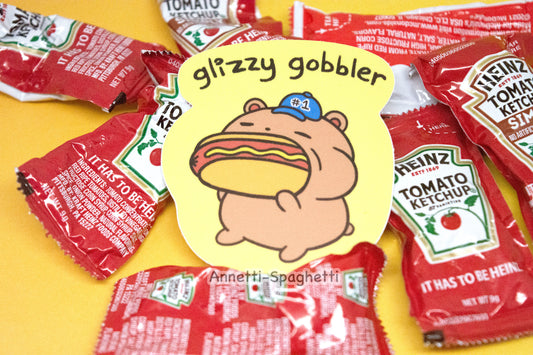 Glizzy Gobbler 2.5 Inch Sticker