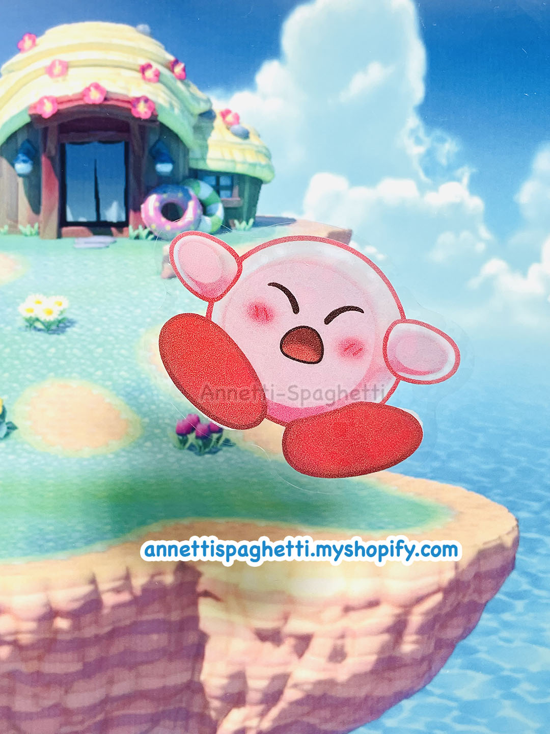 Screen KO Smash Clear Window Cling Removable Sticker