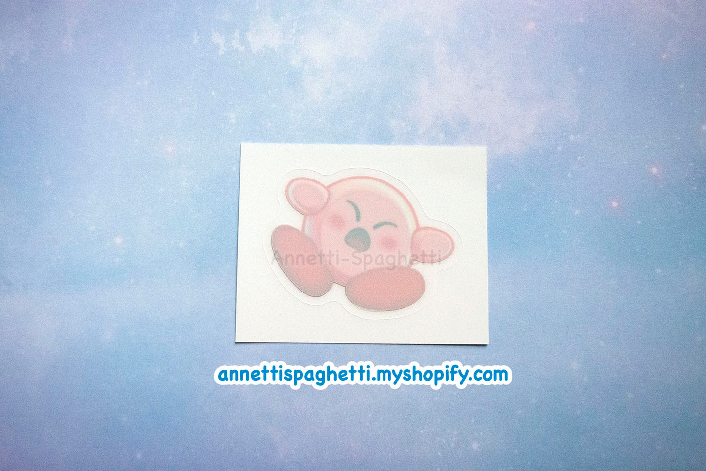 Screen KO Smash Clear Window Cling Removable Sticker