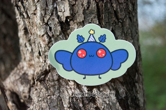 Kawaii Party Mothman 2.5 Inch Sticker