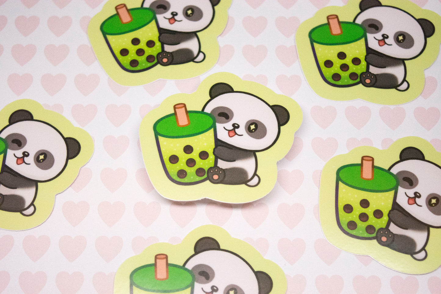 Cute Panda Boba 2.5 Inch Sticker