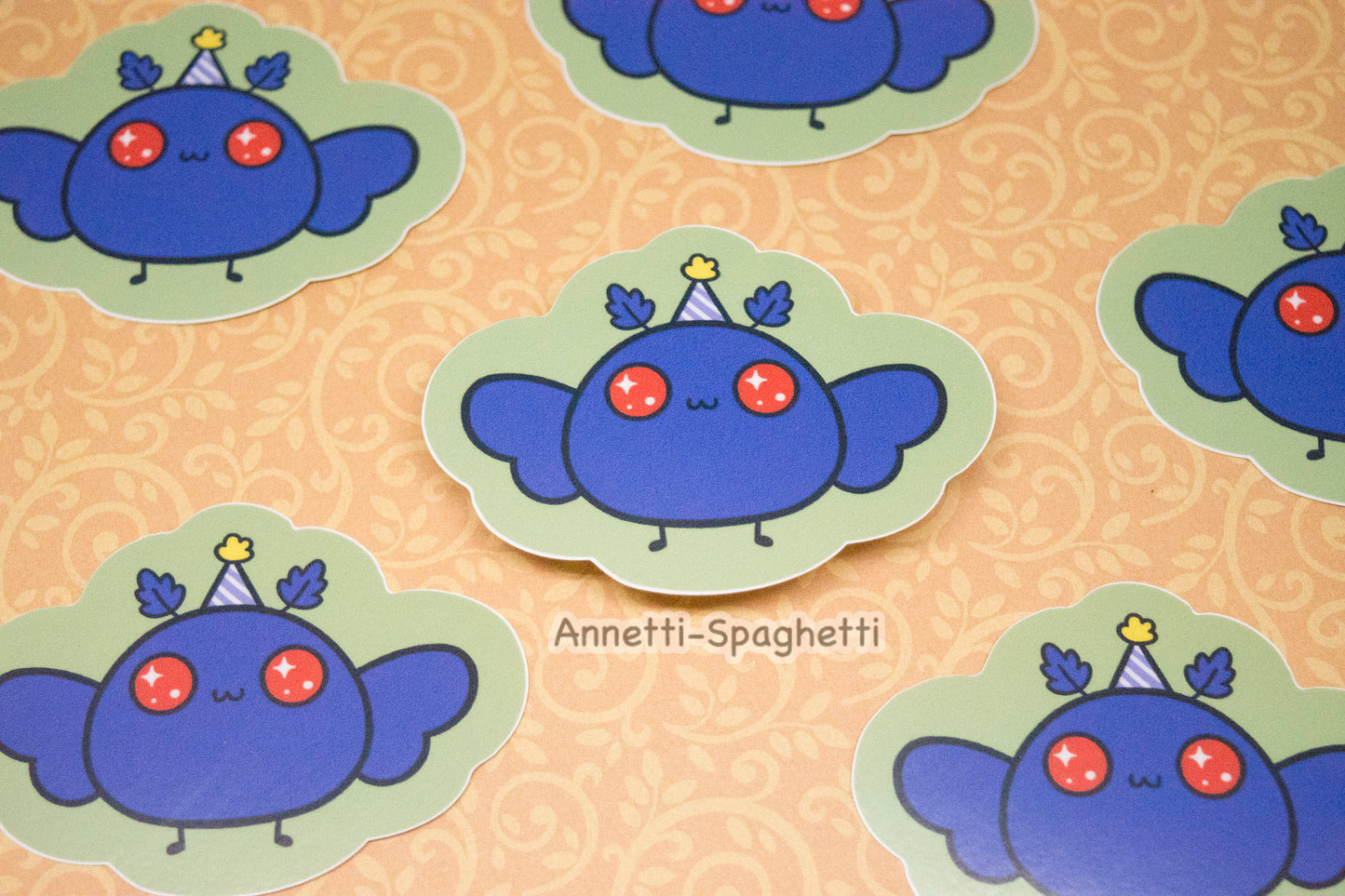 Kawaii Party Mothman 2.5 Inch Sticker
