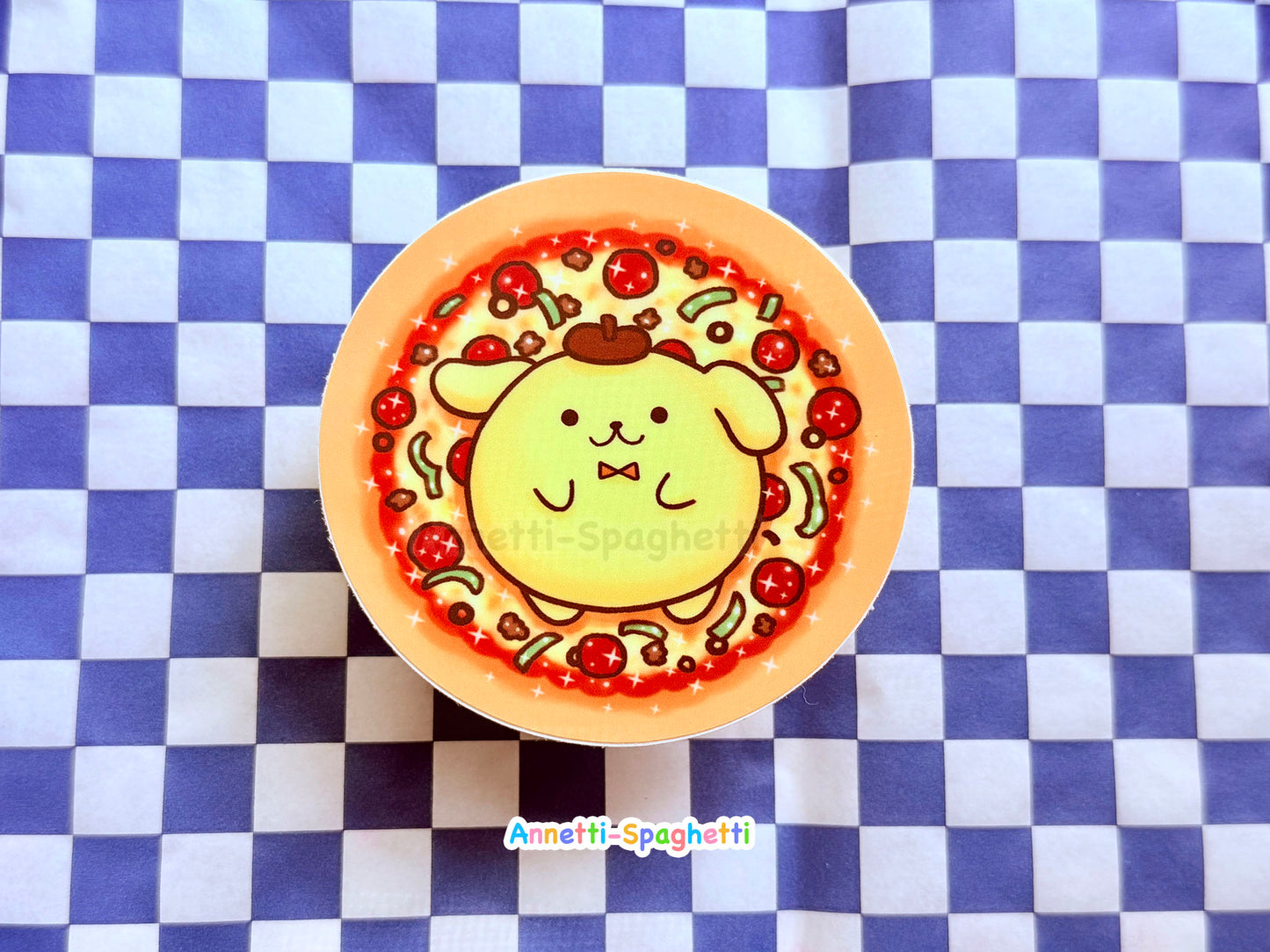 Pizza Dog Sticker
