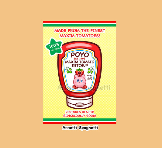 Poyo Ketchup Mini Print (5x7 in)