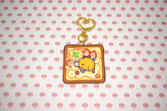 Pochi Toast Charm Keychain