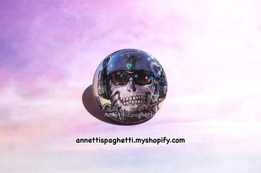 Call of Bro 2009 OG Ghost Heart Holographic Large Button