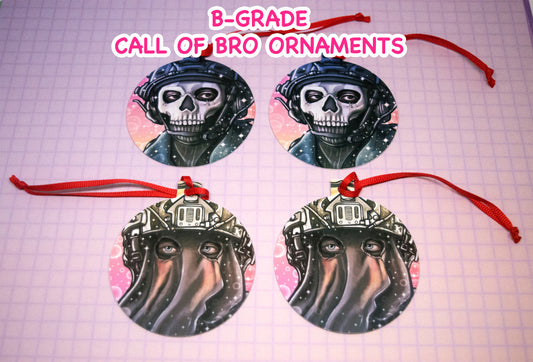B-Grade Call of Bro Ornaments