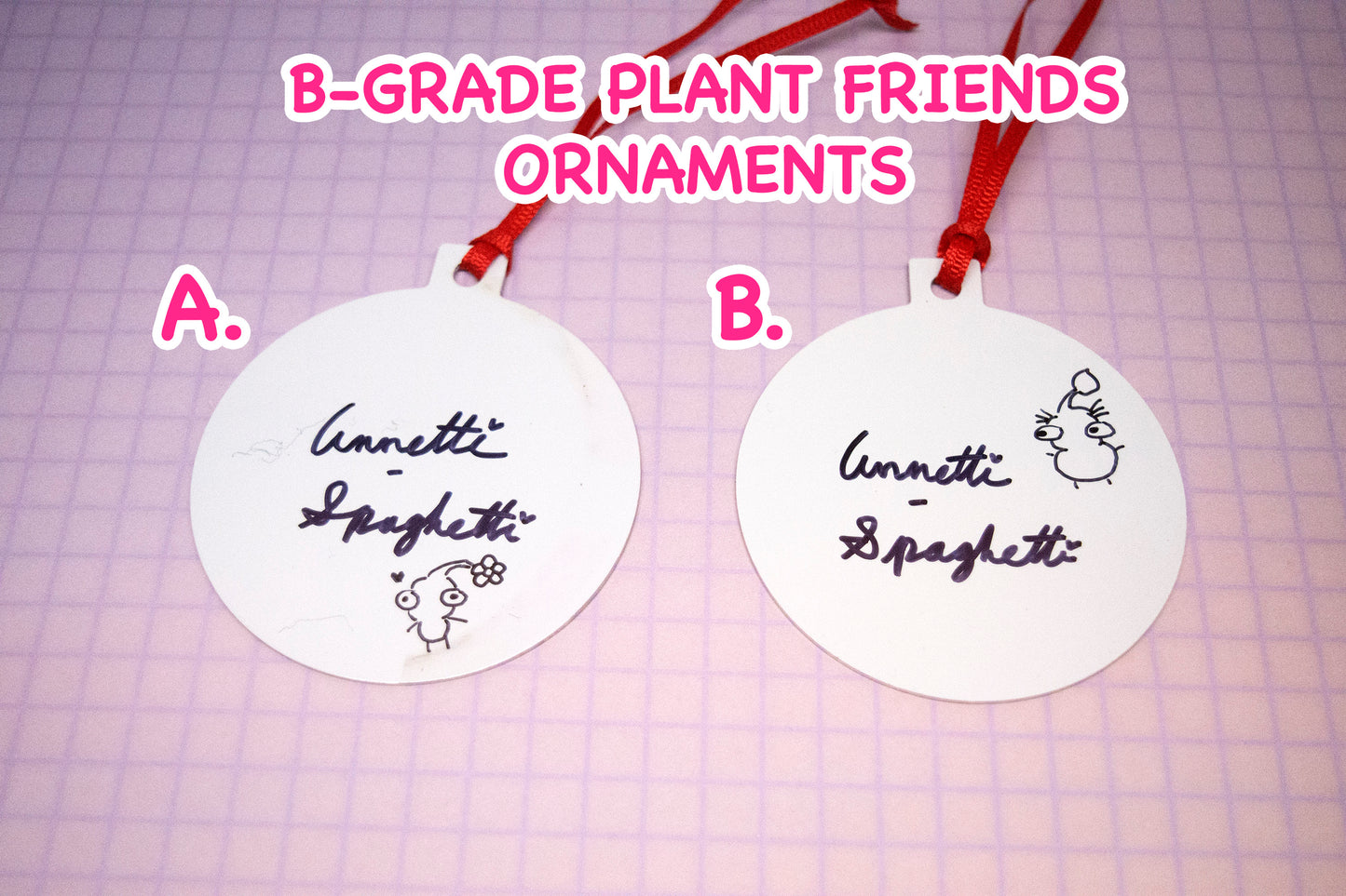 B-Grade Plant Friends Ornaments