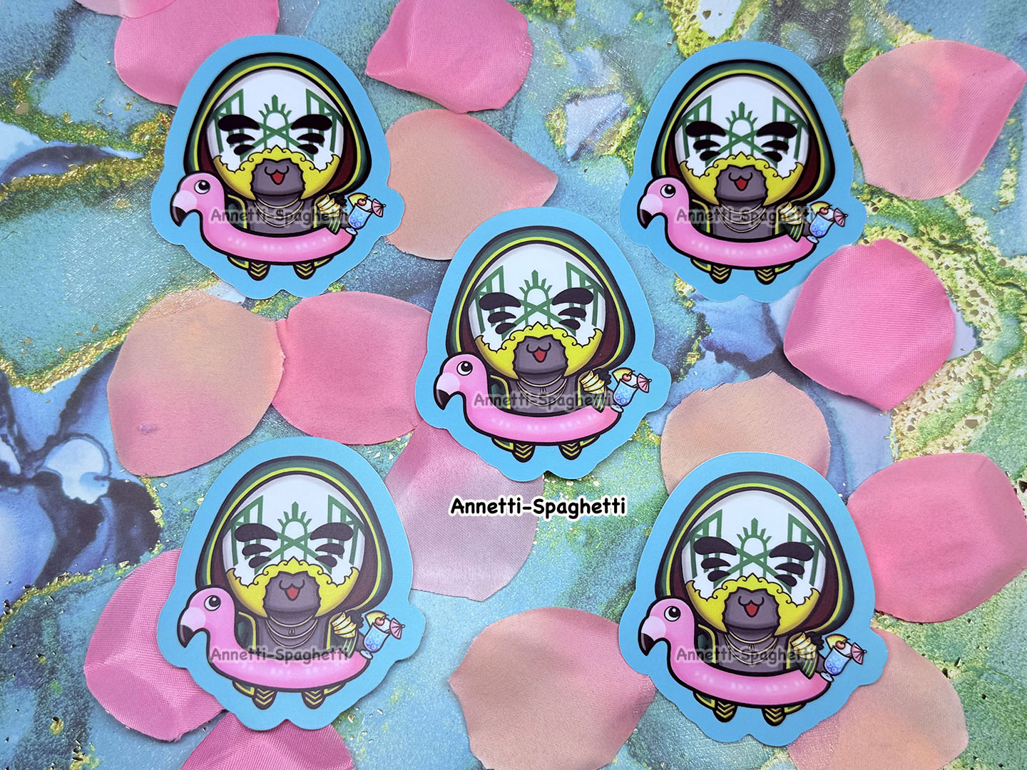 Flamingo Mystery Man 3 Inch ST Inspired Sticker