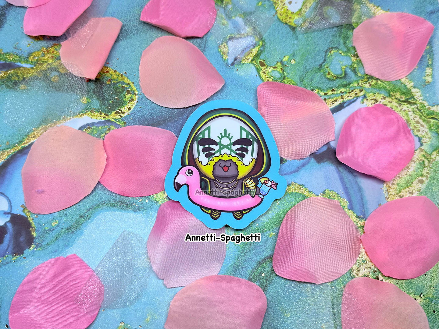 Flamingo Mystery Man 3 Inch ST Inspired Sticker