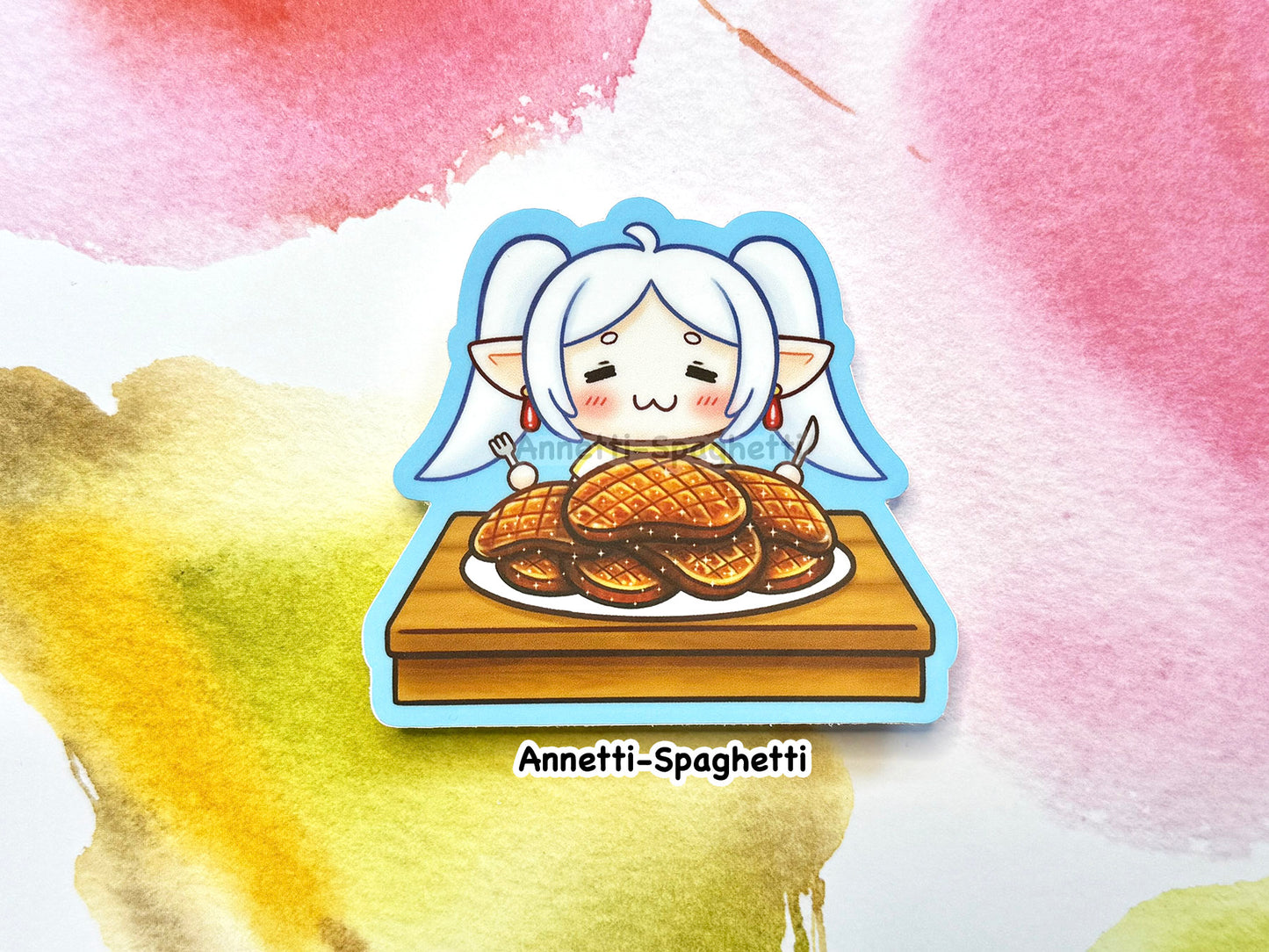 Anime Elf and Human Mage Stickers