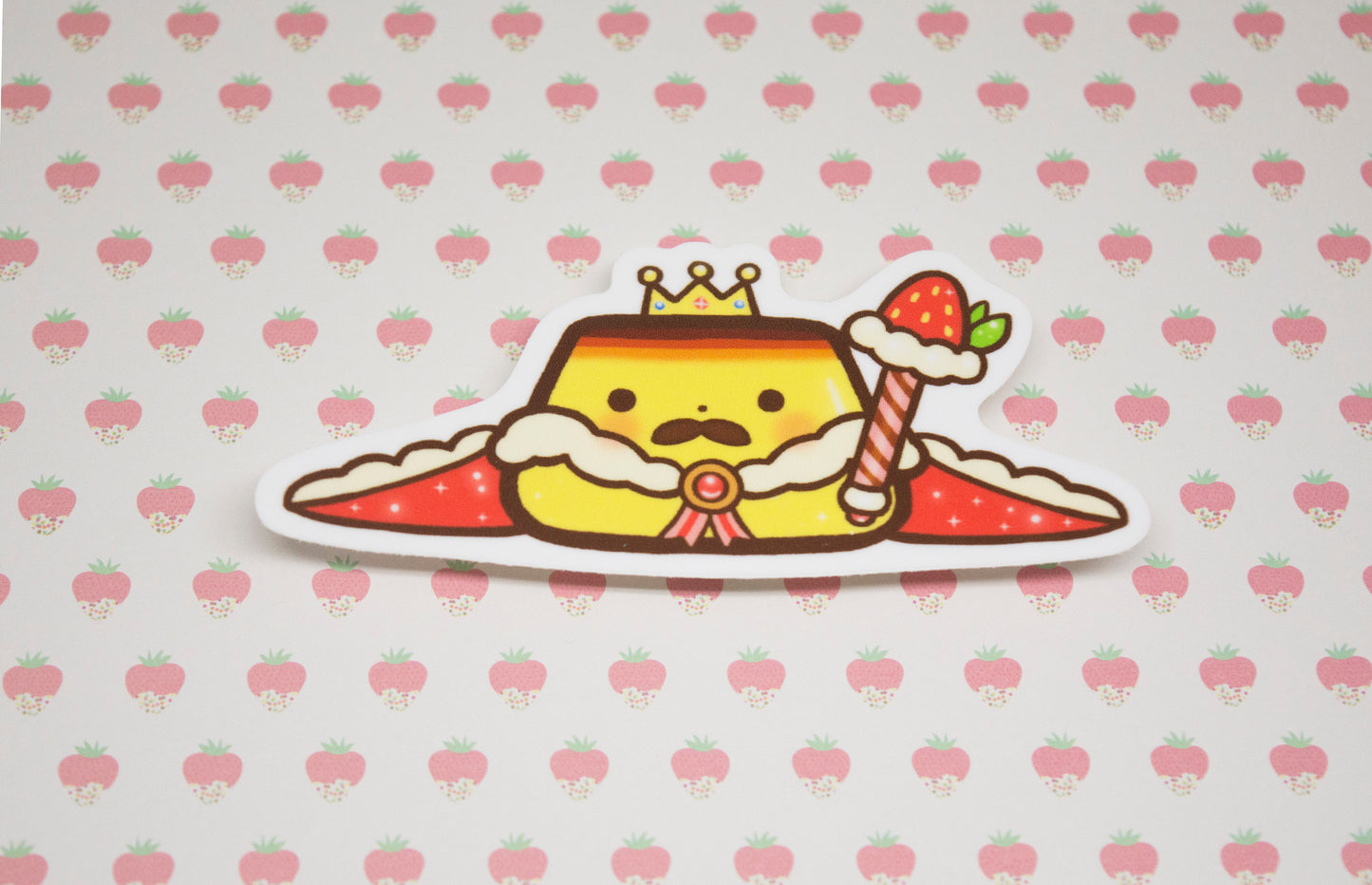 Royal King Pudding 2.5 Inch Sticker