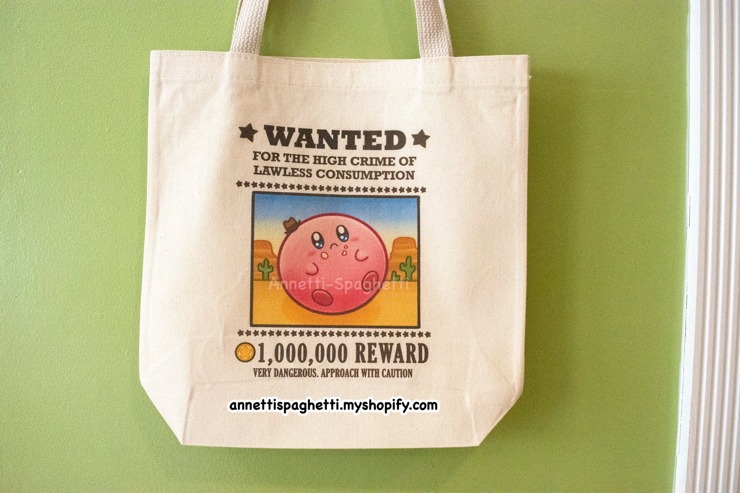 Western Kirbo Cotton Canvas Tote Bag