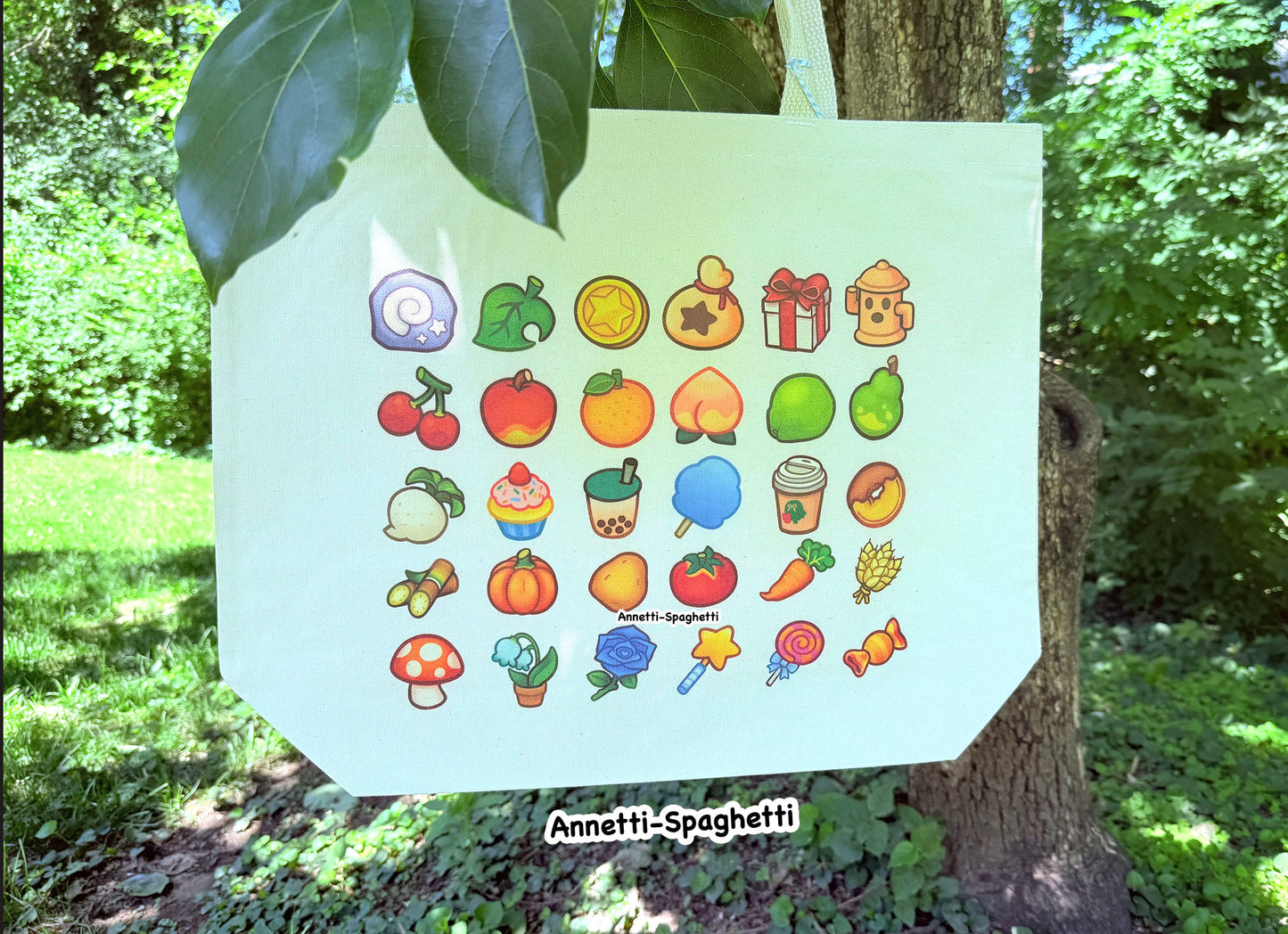 Animal Village Large Cotton Canvas Tote Bag (FINAL RUN)
