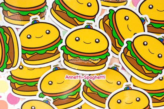 Burgie 2.5 Inch Sticker