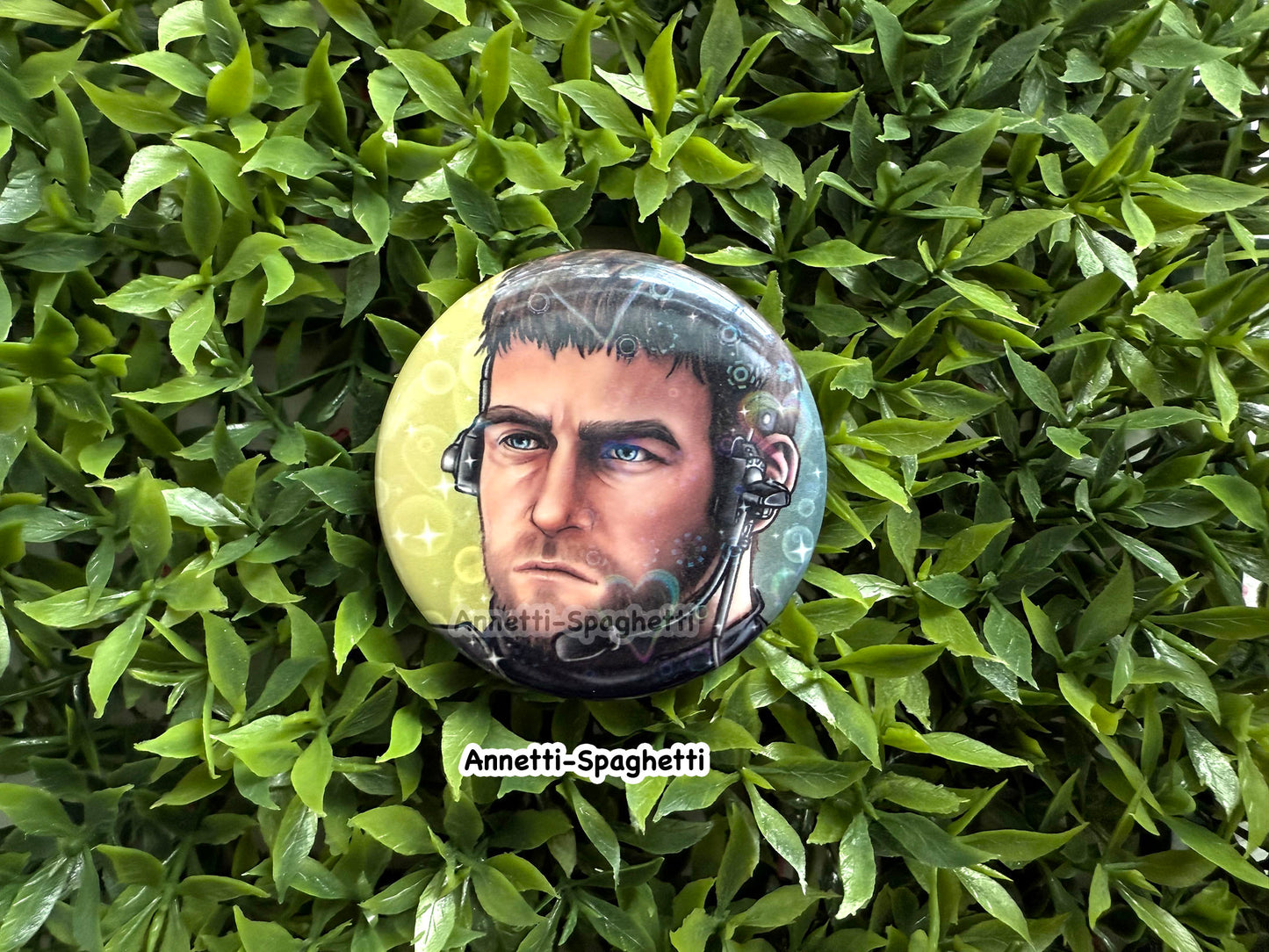 Chris Heart Holographic Large Button