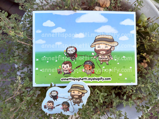 Chibi Taskforce 141 Mini Print