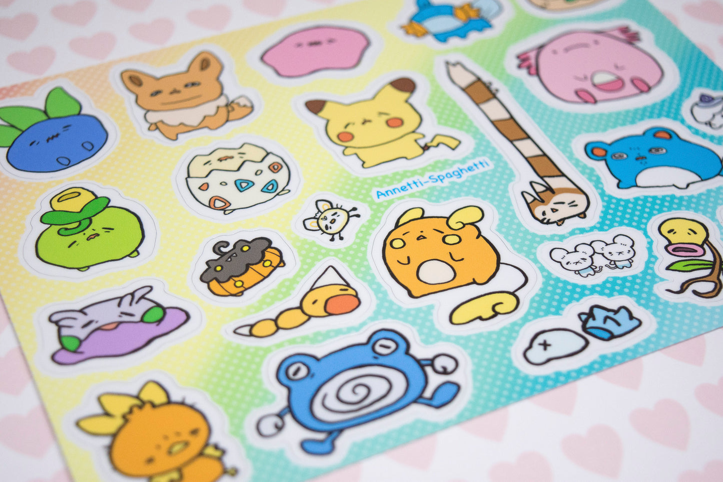 Mood Pokies 5 x 7 Inch Sticker Sheet