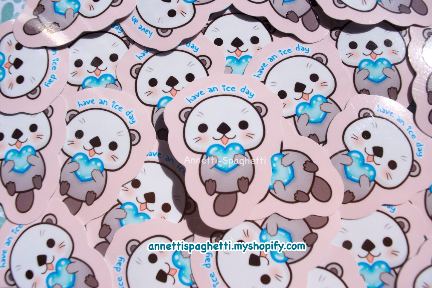Have an Ice Day Otter Sticker