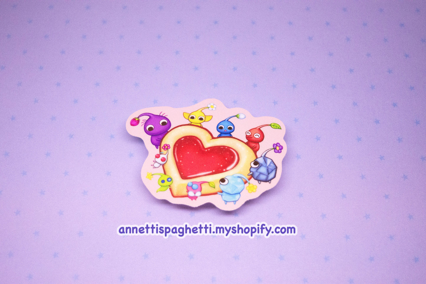 Plant Friends & Heart Cookie Sticker