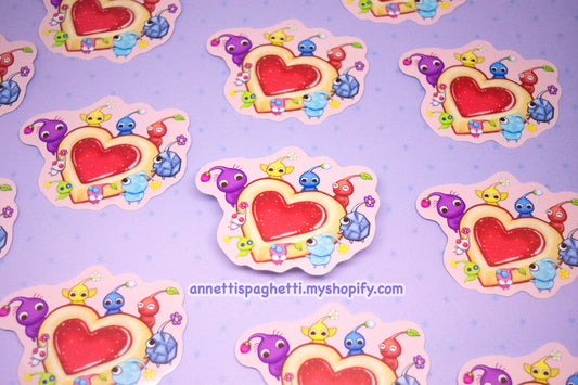 Plant Friends & Heart Cookie Sticker