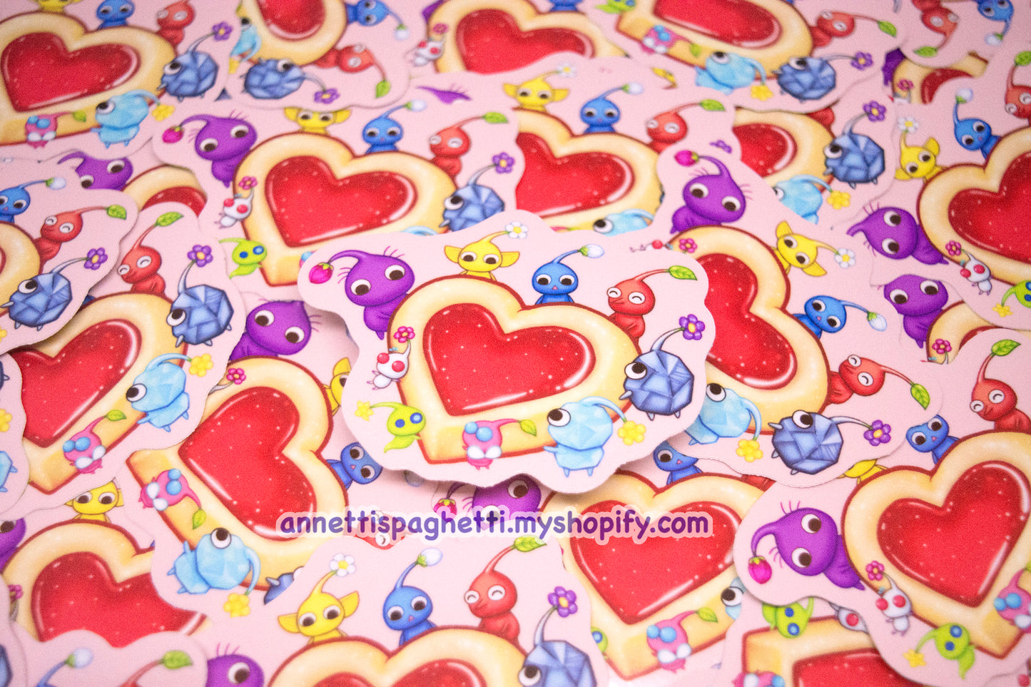 Plant Friends & Heart Cookie Sticker