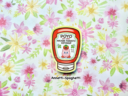 Poyo Ketchup Sticker