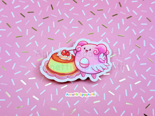 Egg Pudding Lucky Friend Sticker