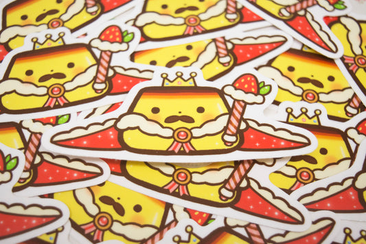 Royal King Pudding 2.5 Inch Sticker