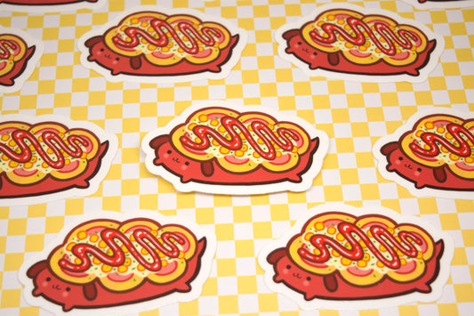 Korean Sausage Bread 2.5 Inch Sticker