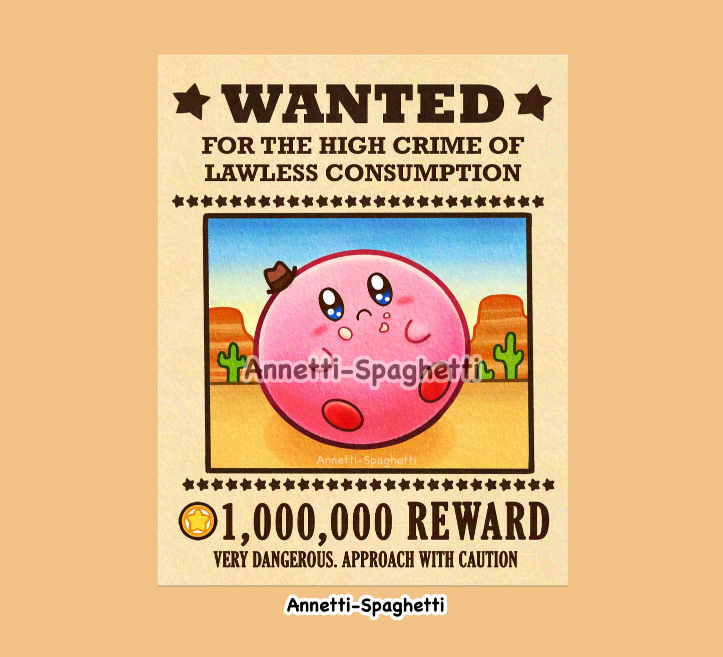Western Kirbo Wanted Large Print (11 x14)