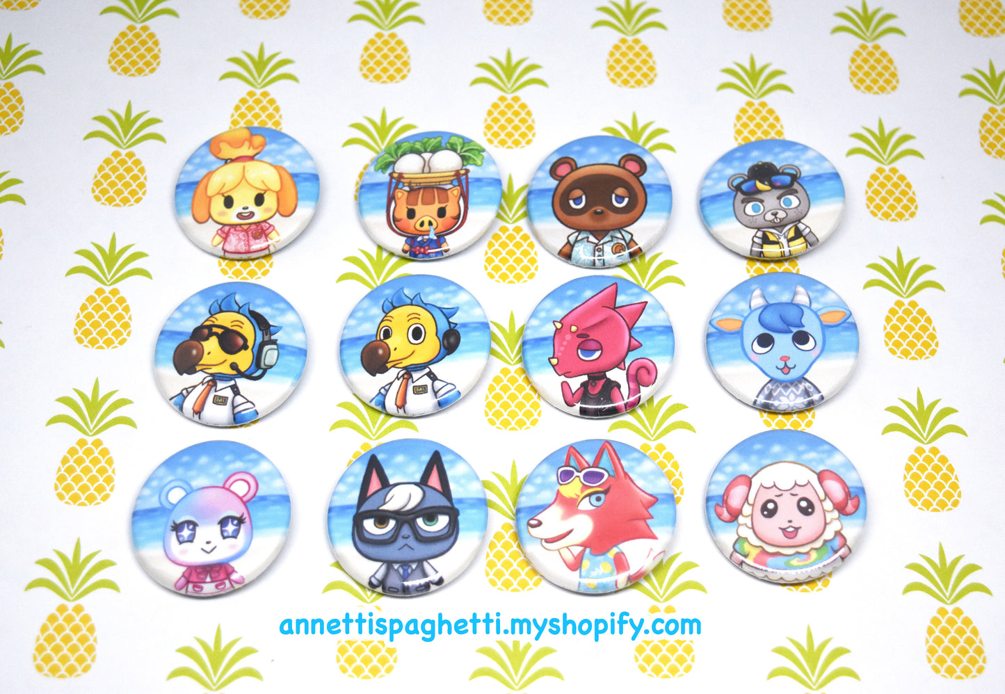 ACNH Button Set #1