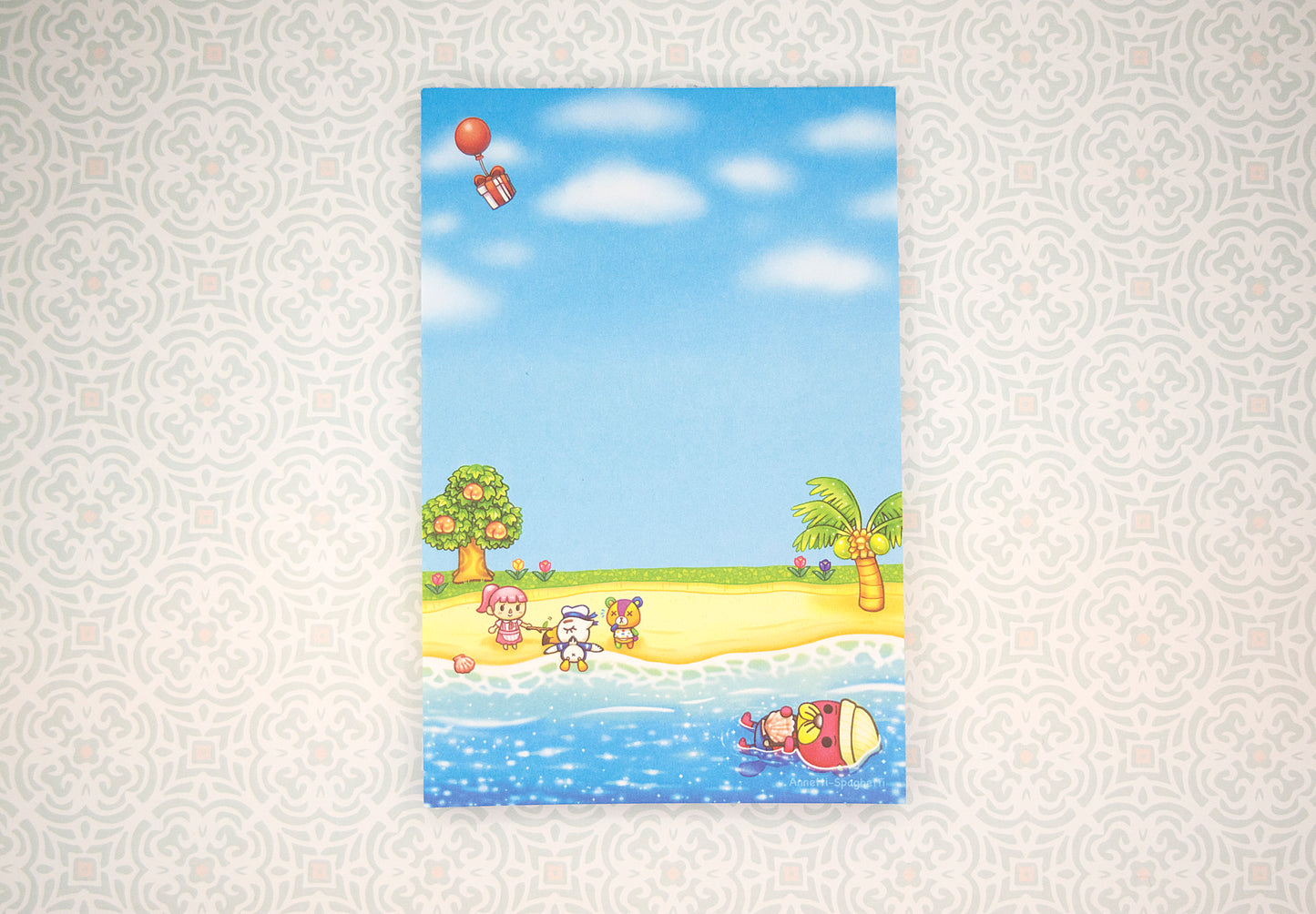 ACNH Summer Time 4 x 6 Memo Pad