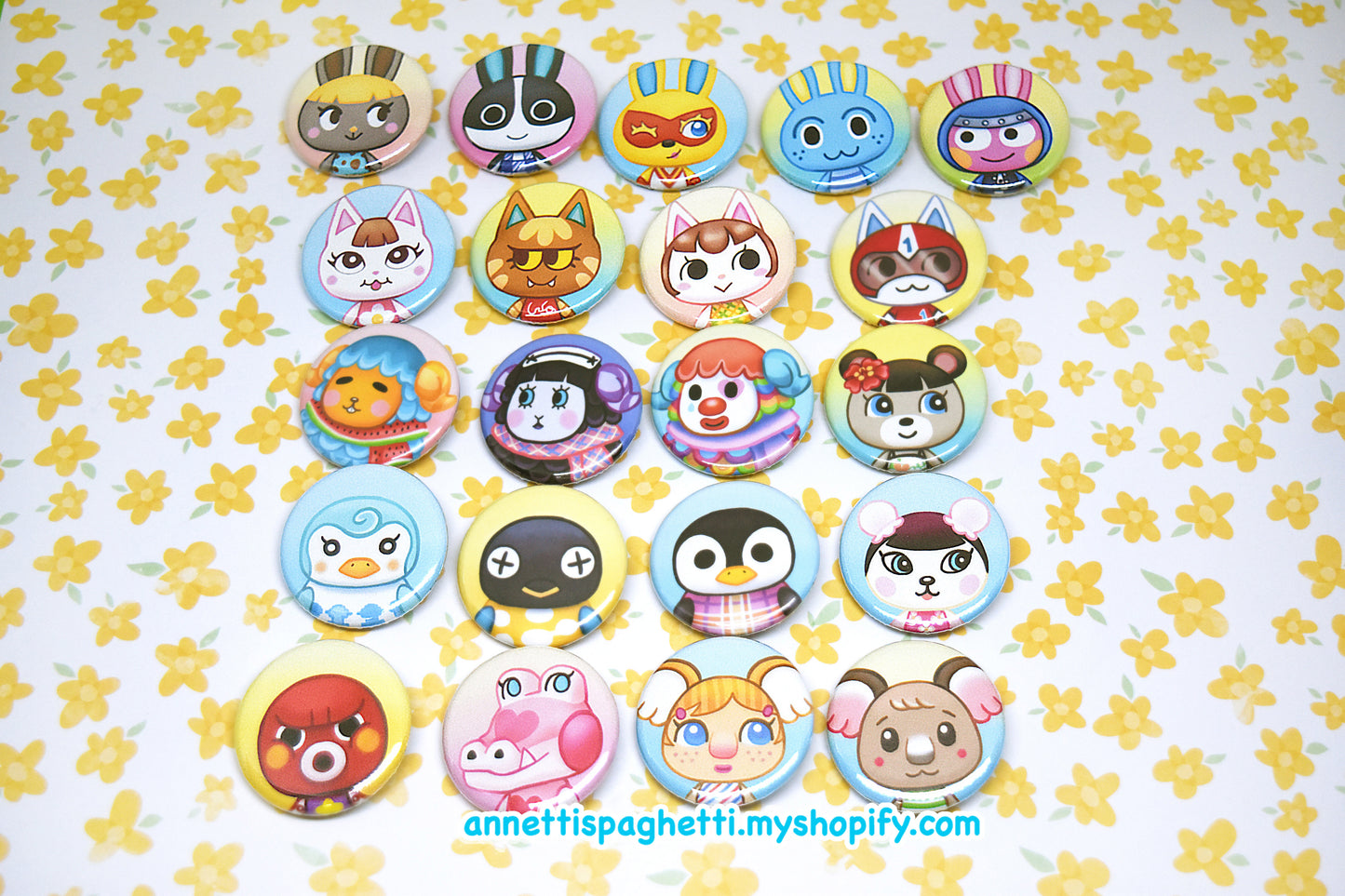 AC Villager Button Set #3