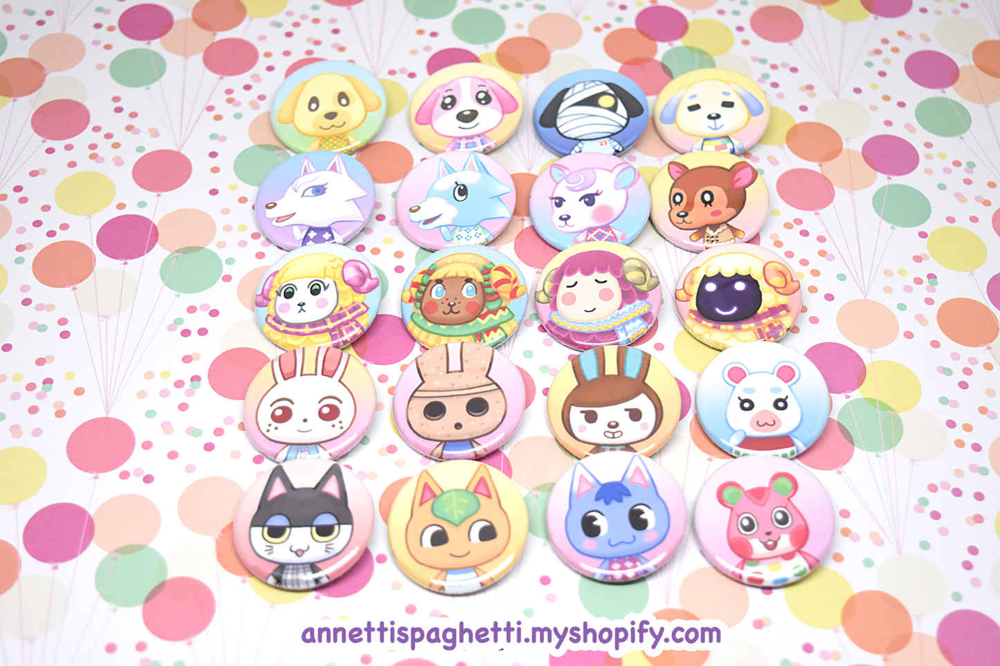 AC Villager Button Set #2