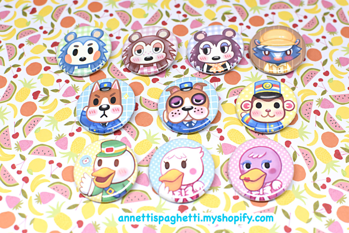 New Leaf Button Set #2