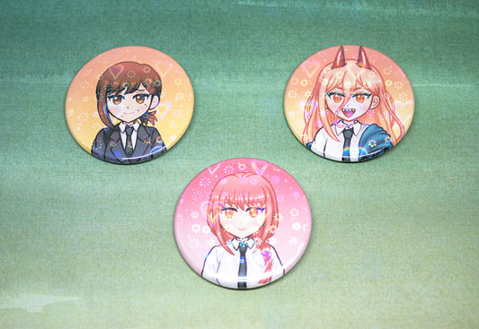 Anime Special Division Girls Large Buttons