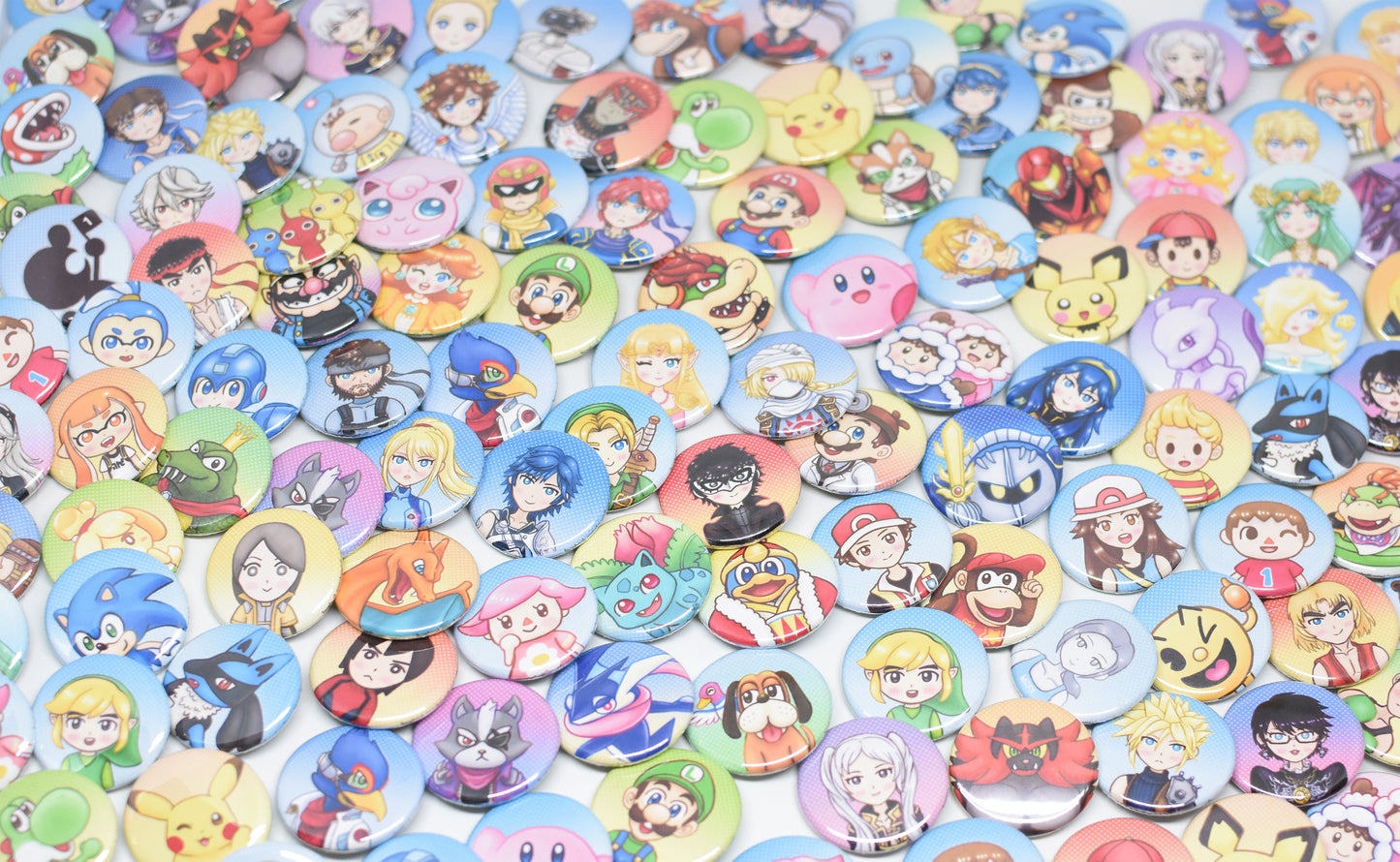 SSBU 1.25 Inch Button Set