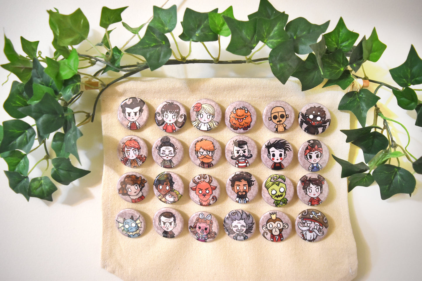 Don't Starve Button Set