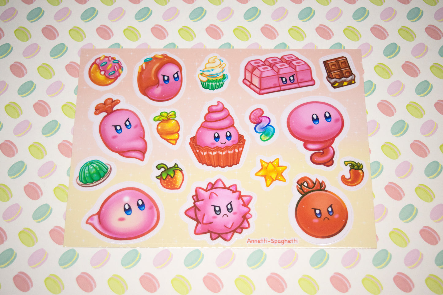 Dream Kirbos 5 x 7 Inch Sticker Sheet