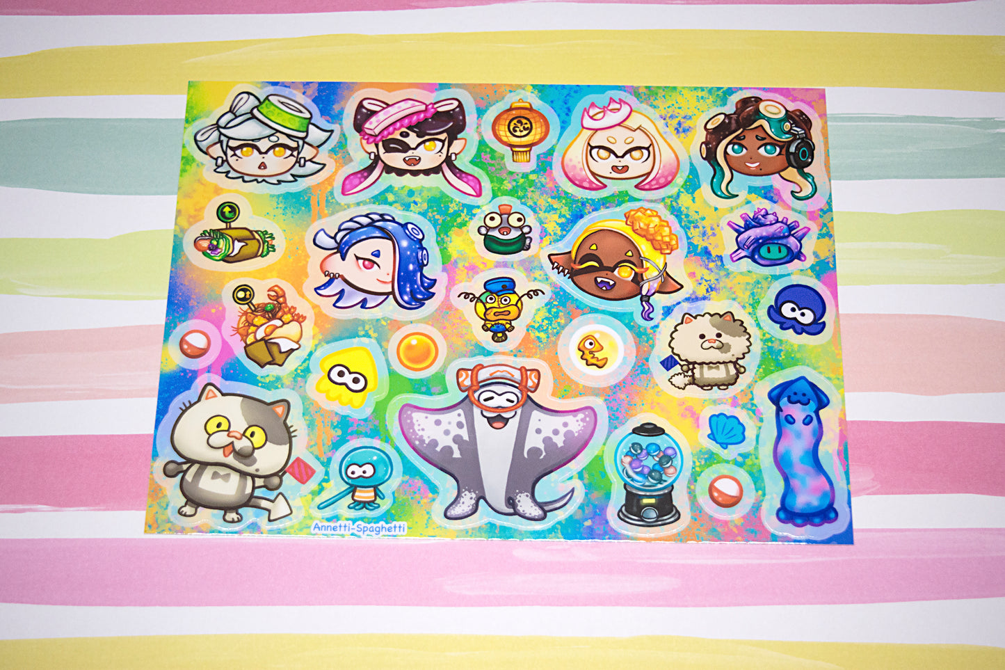 Inklings and Friends 5 x 7 Inch Sticker Sheet